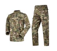 KieTeiiK 1. Camouflage Training Suit Quick Dry Lightweight Cotton Blend Combat Uniform for Hiking Trekking Outdoor Adventures Outdoor Camouflage Set