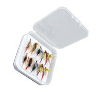 KieTeiiK 10pcs Artificial Baits Systems for Fast Strategy Changes in Sport Fishing Fly Fishing Lures Fly Fishing Lures Carbon Steel