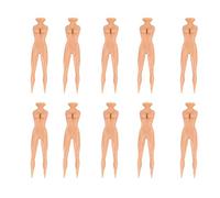 KieTeiiK 10Pcs Nude Lady Golfs Tees Woman Funny Practice Training Balls Holder Stand Accessories Funny Nude Lady Golf Tees