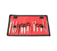 KieTeiiK 2. Ergonomic Auto Radio Remover Tool Set Heavy-Duty Stainless Steel For Secure Repair & Installation Automotive Stereo Installation Tool Kit