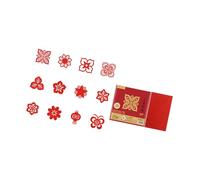 KieTeiiK 24Pcs Handmade Spring Festival Paper Cuttings Set, Window Decor with Video Guide for Chinese New Year Crafting Adults Handmade Traditional Spring Festival Holiday Party Paper Ornaments