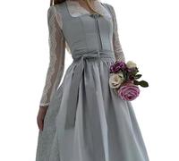 KieTeiiK Adults Womens German Bavarian Oktoberfest Costumes Dirndl Dress for Halloween Carnivals Party Beer Festival Outfits Oktoberfest Costume