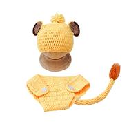KieTeiiK Baby Photoshoot Props Animal Costume Set Underpants & Ear Hat Newborn Photo Photography Clothes Accessories Infant Photo Boys Girl
