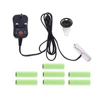 KieTeiiK Battery Eliminator, AA Battery UK Power Supply Adjustable Voltage 3V 4.5V 6V 9V 12V Adapter Can Replace 2AA to 8AA Batteries
