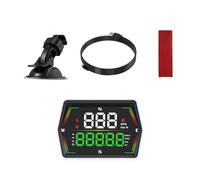 KieTeiiK Car Heads Up Display with Built in Map Auto HUD Projector for Accurate Speed Tracking & Multifunctional Data Analysis PC+ABS Automotive HUD