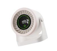 KieTeiiK Channel Storms Output Fan with 5V2A Power and Large Capacity Battery for All Day Cooling Type C Rechargeable Fan