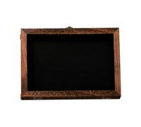 KieTeiiK Classroom Collection Box, Wood Front Display Case, Clear Panel Cover, EVA Insert Board, Wall Mounted Organizer Wood Display Case Wall Mount Collection Box Clear Front