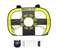 KieTeiiK Direct Current Transport Soccer Training Goal Including 5 Practice Districts Quick Assembly Four Hundred Every Age Category Weather Immune Kids Football Net