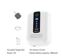 KieTeiiK Electric Aquarium Air Pumps Whispers Adjustable Fish Tanks Bubbler Quiet Powerful Oxygen Aerator Rechargeable Battery Operated Fish Tanks Oxygen Aerator