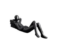 KieTeiiK Elegant Resins Thinking Lady Statue Abstract Reading Women Figurine Sculpture For Bookshelf Decors And Desktop Accent Reading Woman Figurine