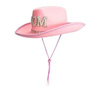 KieTeiiK Embroidery Dad Mom Lettering Hat With Adjustable And Wide Brims Outdoor Party Headwear Festival Props Head Accessories Dad Mom Hat