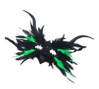 KieTeiiK Feathered Ravens Masquerades Venetians Halloween Christmas Cosplay Party Half Face Eye Cosplay Props Masquerades