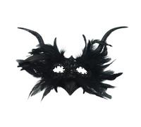KieTeiiK Feathered Ravens Masquerades Venetians Halloween Christmas Cosplay Party Half Face Eye Cosplay Props Masquerades