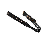 KieTeiiK Flexible Mkey Risers Cable PCIe5.0 Gen5 For NVMe HDDs 2280 22110 Silver Plateds Fast Speed Wire NVMe Ssds Extension Cable