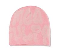 KieTeiiK Letter Print Beanies, Slouchy Knit Hat for Unisex Pink