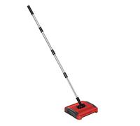KieTeiiK Manual Sweeper Broom Carpet Sweeper Broom Rotatory Brush Sweeping Machine Floor Sweeper Built-in Trash Can Broom
