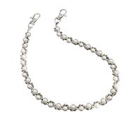 KieTeiiK Modern Two Tone Body Chain Accessory Waist Chain Stylish Perfect For High Waist Pants And Evening Wear Lightweight Pearls