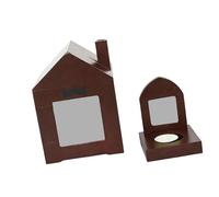 KieTeiiK Natural Wood Pet Memorial Box Dog Cats Urn for Storing Ashes and Keepsakes of Loved Pet with Photo Display Frame Cremation Container
