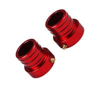 KieTeiiK Of 2 Front Axles Seal Set for 30/44 Featuring Red Anodized Aluminum Construction Ensuring Aesthetic Appeal Functional Flexibility Axles Seal