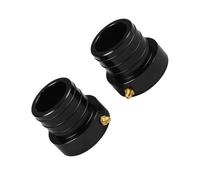 KieTeiiK Of 2 Front Axles Seal Set for 30/44 Featuring Red Anodized Aluminum Construction Ensuring Aesthetic Appeal Functional Flexibility Axles Seal