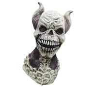 KieTeiiK Realistic Skull Face Cover Halloween Party Essential Breathable Latex Costume Accessory For Long Wear Comfort Movie Prop Latex Skull