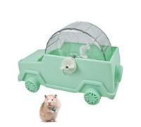 KieTeiiK Simple Gerbil Running Wheel Tiny Vehicle Plan Even Finish For Color Stable Fun Animal Activity Small Pet Car Toy