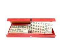 KieTeiiK Space Efficient Travel Mahjong Game Includes 4 Guides Light Weight Tiles Compact Design for on the Goes Fun Game Compact Travel Mahjong