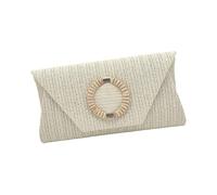 KieTeiiK Straw Clutches Handbag Summers Beach Straw Purse Women Woven Envelope Bag Shoulder Crossbody Bag Evening Handbag Clutch Purse For Women
