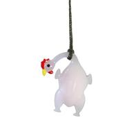 KieTeiiK Sun Sensitive Color Changing Roast Keychain Car Hanging Decoration Resin Pendant Gift Suitable For Auto Enthusiasts Funny Cartoon Animal Car Hanging