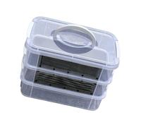 KieTeiiK Transparent Reptiles Terrarium Breeding Box Turtle Cage Climbing Pet Breeding Case Portable Reptiles Feeder Box Portable Feeders