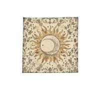 KieTeiiK Velvets Tarots Reading Cloth Occult Symbols Artistic Divination Mats Spiritual Practice Accessory Tarots Reading Cloth