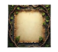 KieTeiiK Vine Pattern Tarots Tablecloth Divinations Card Table Cloth Tapestry Astrology Witchcrafts Deck Decoration Altars Tarots Card