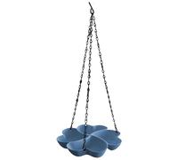 KieTeiiK Weatherproof Bird Feeder 4 Compartment Hanging Large Tray Easy Fill for Backyard Hanging Bird Feeder
