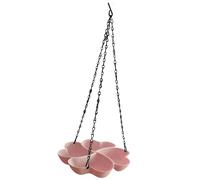 KieTeiiK Weatherproof Bird Feeder 4 Compartment Hanging Large Tray Easy Fill for Backyard Hanging Bird Feeder