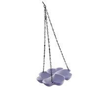 KieTeiiK Weatherproof Bird Feeder 4 Compartment Hanging Large Tray Easy Fill for Backyard Hanging Bird Feeder