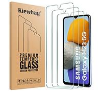 Kiewhay Tempered Glass Compatible with Samsung Galaxy A13 / A23 5G / M13 / M23 5G / M33 5G Screen Protector 6.6'', [9H Hardness] [No Bubbles] [Case Friendly] 99,99% HD Tempered Glass Film - 3 Pack