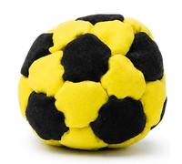 KIEYIQE 6 Pack Soccer Hackys Footbag Sacks, Hand-Made Knitted Footbag Sacks,Multicolored Juggling Ball for Outdoor, Durable Fleece Juggling Balls, Vibrant Sports Design for Coordination Training (G)