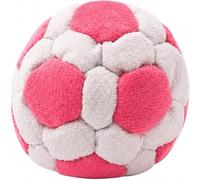 KIEYIQE 6 Pack Soccer Hackys Footbag Sacks, Hand-Made Knitted Footbag Sacks,Multicolored Juggling Ball for Outdoor, Durable Fleece Juggling Balls, Vibrant Sports Design for Coordination Training (E)