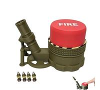 KIEYIQE Air Slam Mortar Launcher, 3D Printing Mortar Launcher Play Set, Press Type Launch Over 20ft/6m High Includes Transmitter × 1 Target × 1 Projectiles × 4, Suitable for All Ages (1pc)