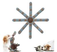 KIEYIQE Frank The Dogtopus, Interactive and Indestructible Dog Chew Toys, The Dogs Puzzle Toy Outsmart Boredom for Small, Medium, Large Pet, Durable Chew Challenge (L)