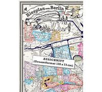 Kiezplan von Berlin: 400 Kieze, Viertel und Ortsteile - 130 x 73 cm (gefaltet 33 x 24 cm)