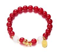KIFEDSLJ 2025 New Year of Snake Beaded Bracelets Elastic Crystal Beads Chinese Zodiac Animal Snake Lucky Charm Bracelet for Women Amulet Jewelry, elastic, Crystal, crystal