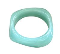 KIFEDSLJ Colorful Acrylic Resin Bangle Bracelet Tortoiseshell Acetate Plate Cuff Bangle Chunky Thick Thin Wide Wristband for Women, diameter:6.5cm, Resin, no gem