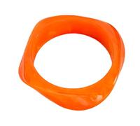 KIFEDSLJ Colorful Acrylic Resin Bangle Bracelet Tortoiseshell Acetate Plate Cuff Bangle Chunky Thick Thin Wide Wristband for Women, diameter:6.5cm, Resin, no gem