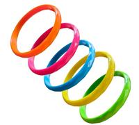 KIFEDSLJ Colorful Plastic Bangle Bracelets 70s 80s Diamond Surface Cutting Neon Cuff Bracelet for Women Jewelry, diameter:8cm, Acrylic, no gem