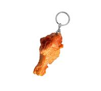 KIFEDSLJ Fried Chicken Leg Nuggets Wing Keychain Imitation Food French Fries Keyring for Handbag Purse Car Accessories, One Size, Resin, resin
