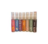 Kiffra Mini Air Freshener Spray Set, 7 off Scents, Dubai Santorini New York Roma Madagascar Saint Tropez, Mumbai, Travel Size