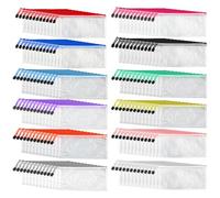 Kifmurase 120Pcs Pencil Pouches Bulk, 9.25'' x 4.5'' Mesh Zipper Pouch, 12 Colors Pencil Case, Small Clear Holder Storage Bag, Cosmetics Toiletry Bags for Office, File, Travel, Stationery