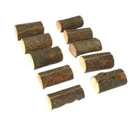 KIFSDLF 10pcs Wooden Name Place Card Holder Stand Table Menu Wood Photos Natural Folder Rustic Clips Party Wedding Desktop Decor