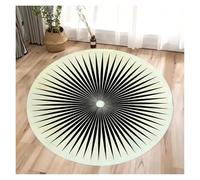 KIFSDLF 3D Vortex Optical Illusion Rugs Trap Area Not-Slip Round Carpets for Living Room Short Plush Swirl Carpet for Bedroom Living Room(Color1,120X120CM)